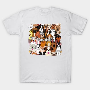 Dogs Friends T-Shirt